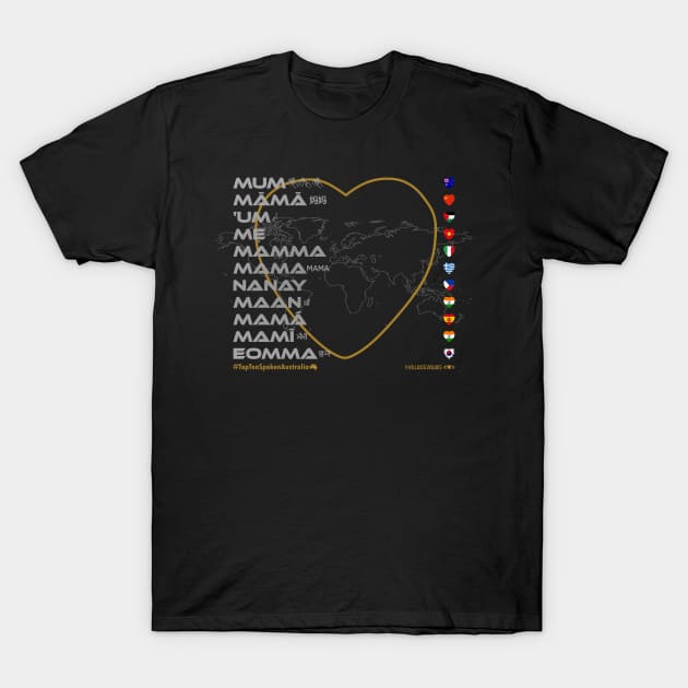 MOM: Say ¿Qué? Top Ten Spoken (Australia) T-Shirt by Village Values